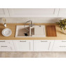 Мойка OMOIKIRI SAKAIME 86-2-WH Tetogranit/белый 4993129