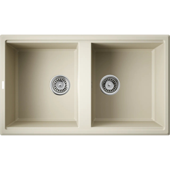 Мойка OMOIKIRI TEDORI 86-2-BE Tetogranit/ваниль
